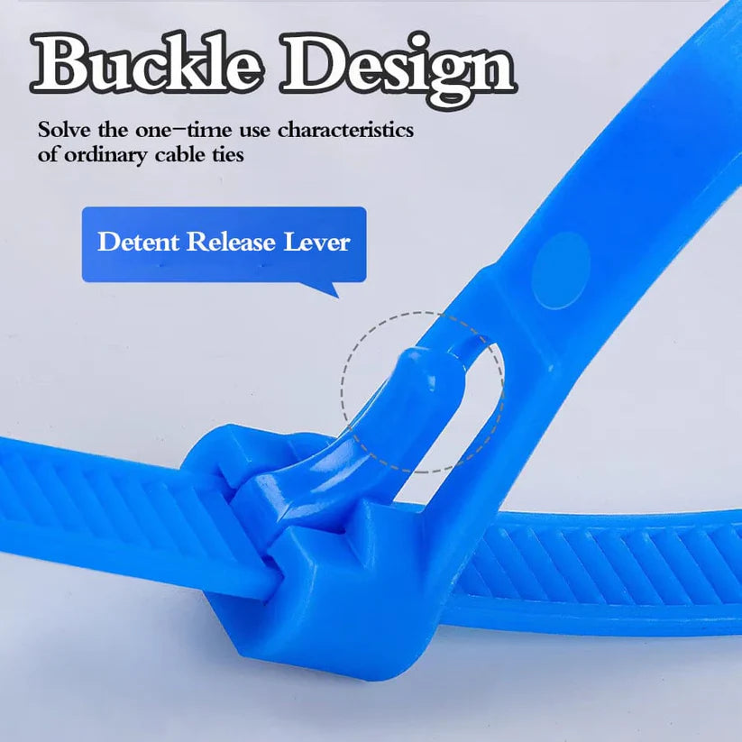 Premium Nylon Cable Wire Ties (🔥100Pcs/Set)