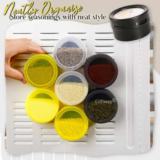 Magnetic Wall-Mounted Spice Jar