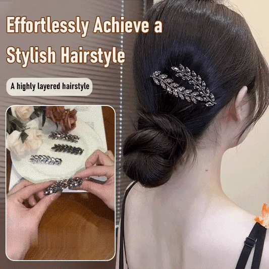 Shimmering Wheat Ear Country Style Duckbill Clip