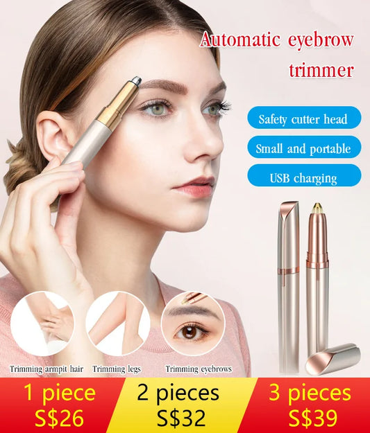 Automatic eyebrow trimmer