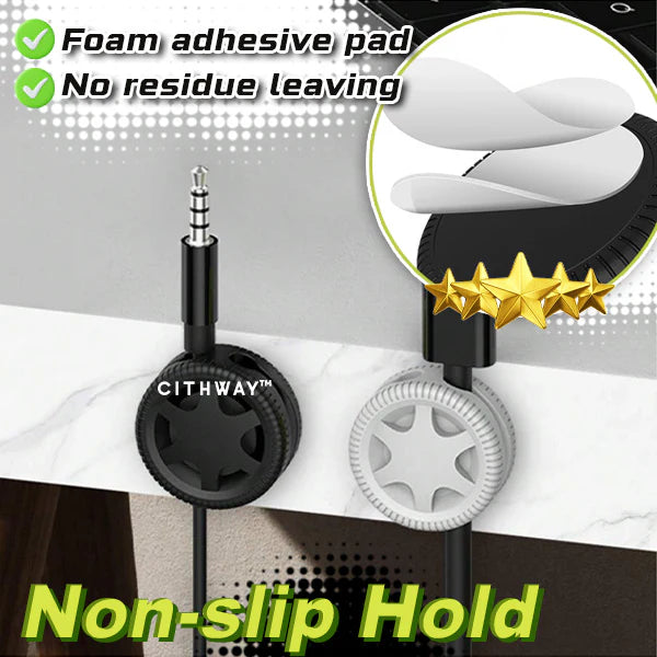 Self-Adhesive Cable Desk Organizer (6Pcs/Set)