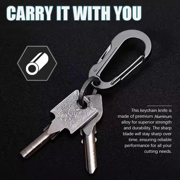 Multifunctional 7075 Aluminum Alloy Keychain