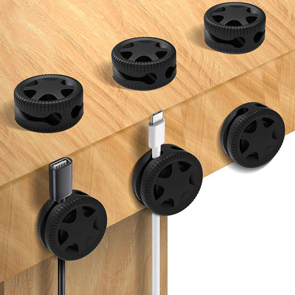 Self-Adhesive Cable Desk Organizer (6Pcs/Set)