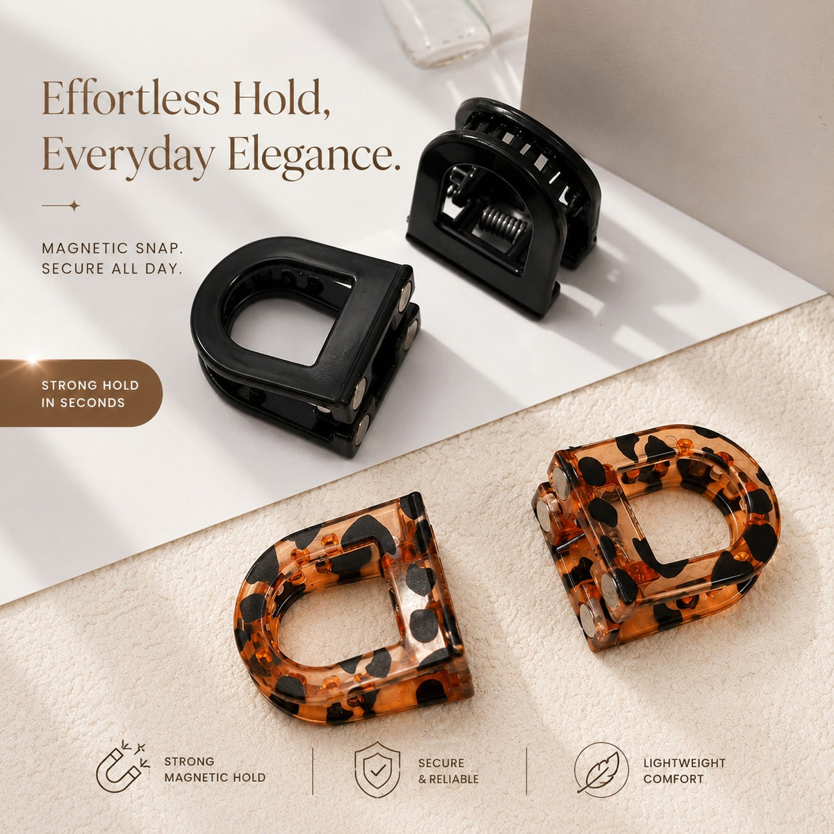 Magnetic Hair Clip