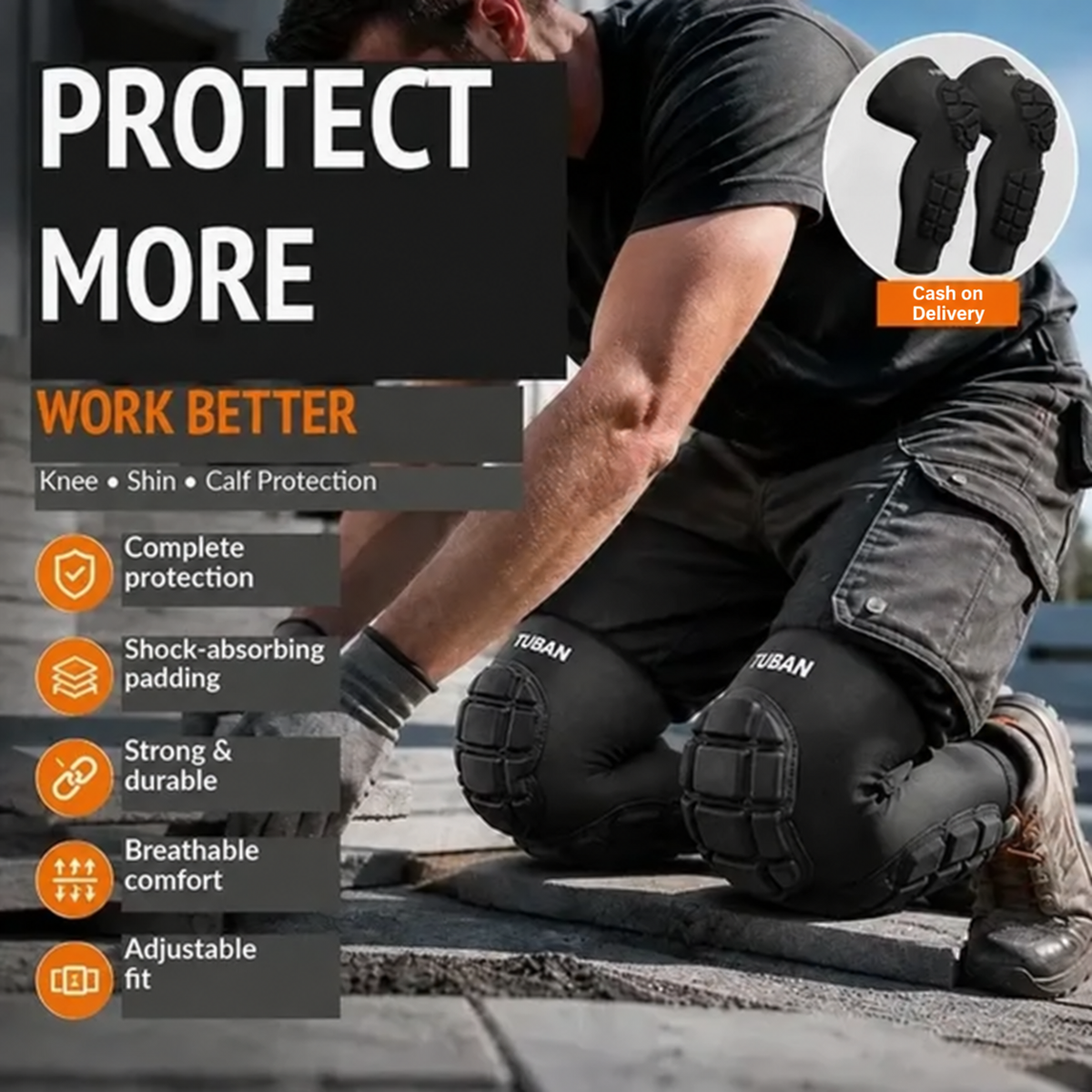 💪 Sport Shock-Resistant Knee Pads