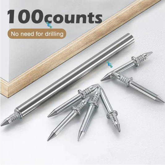 Double-Headed Skirting Thread Seamless Nail Non Marking