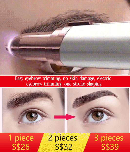 Automatic eyebrow trimmer