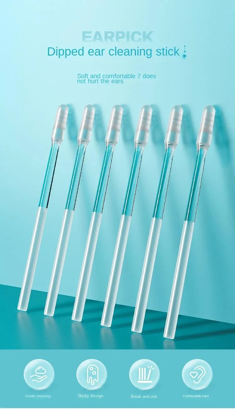 Sticky Ear Cleaning Sticks - Gentle, Visible Ear Care👂