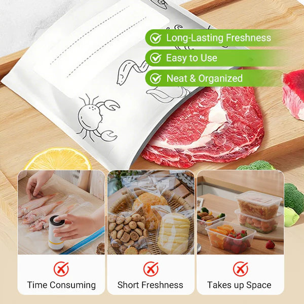 🍗Reusable Aluminum Foil Sealable Storage Bags