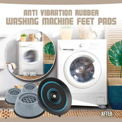 Anti Vibration Feet Pads Washing Machine Shock Absorption Rubber Mat Anti-Vibration Pad Dryer Non-Slip Pad