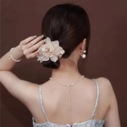 New Flower Bead Hair Band
