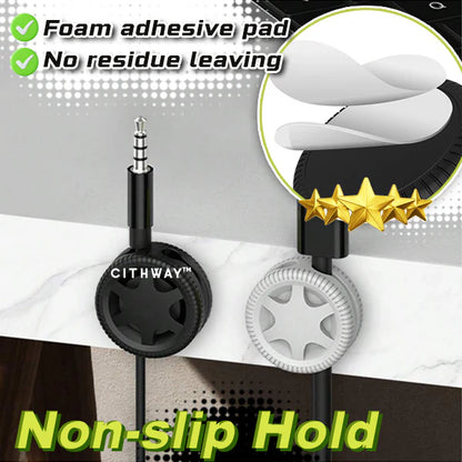Self-Adhesive Cable Desk Organizer (6Pcs/Set)