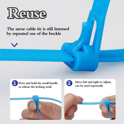 Premium Nylon Cable Wire Ties (🔥100Pcs/Set）