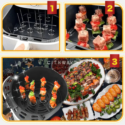 Air Fryer Stand-Up Skewers