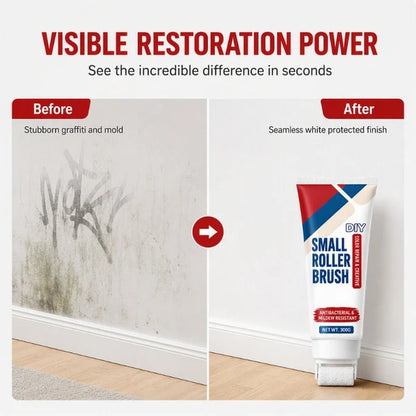 Waterproof Wall Repair Paste with Integrated Small Roller Brush (100g)