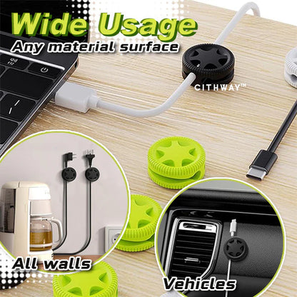 Self-Adhesive Cable Desk Organizer (6Pcs/Set)