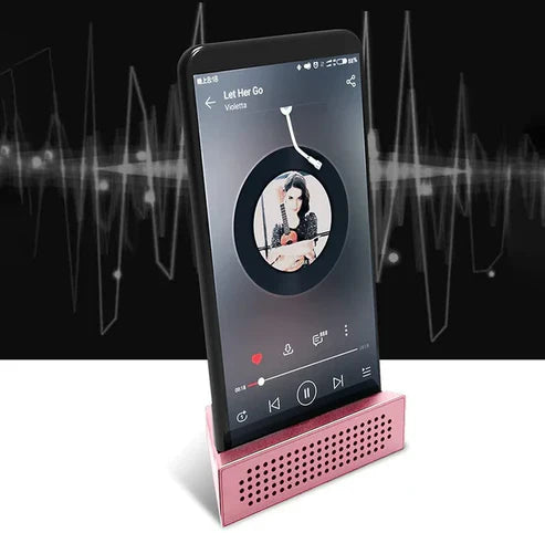 Mobile phone speaker stand