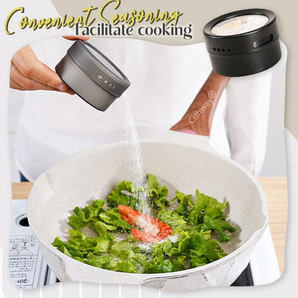 Magnetic Wall-Mounted Spice Jar
