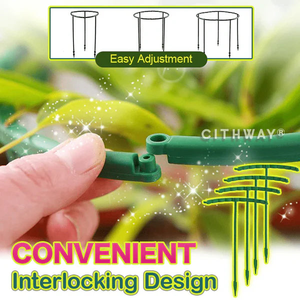 Plant Growth Support Stake Ring Set