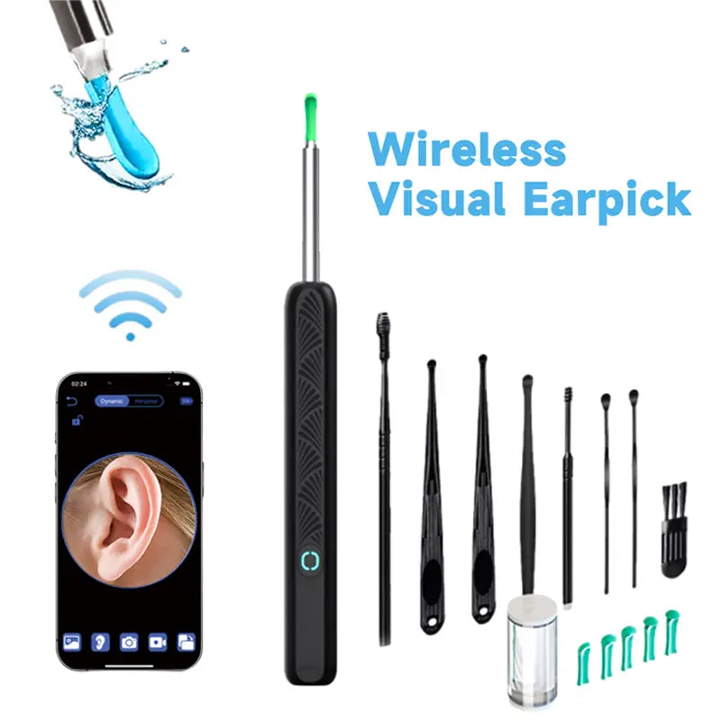 Ear Wax Removal Tool with Camera - Portable Type-C Rechargeable Earpick