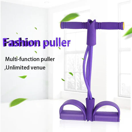 Heavy Duty Peddle Puller Tummy Trimmer Exercise Fitness Band
