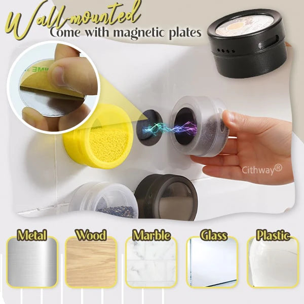 Magnetic Wall-Mounted Spice Jar
