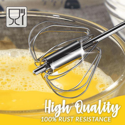 ✨Hot Sale🔥Kicthen Stainless Steel Semi Automatic Whisk