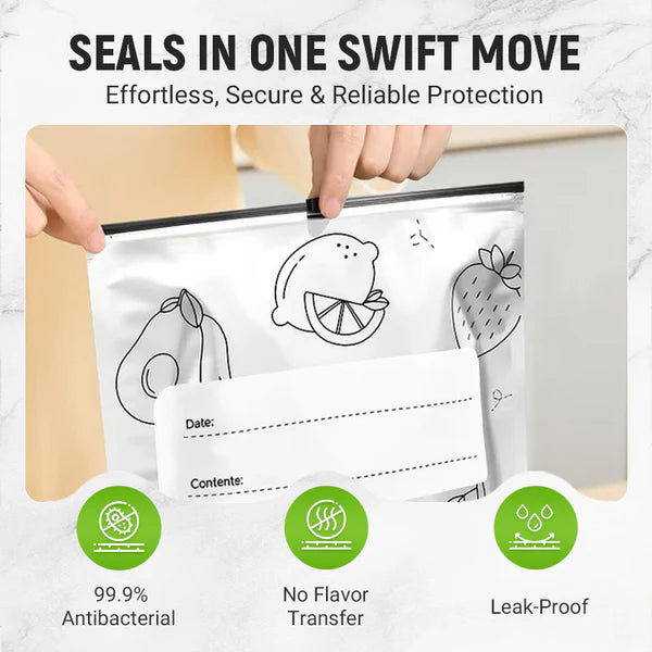 🍗Reusable Aluminum Foil Sealable Storage Bags