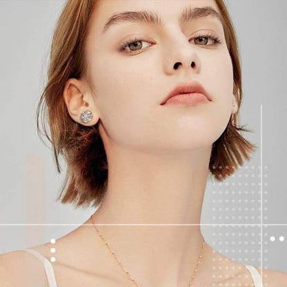 Magnetic Round Earrings Non-piercing Ear Clip