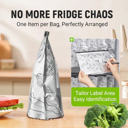 🍗Reusable Aluminum Foil Sealable Storage Bags