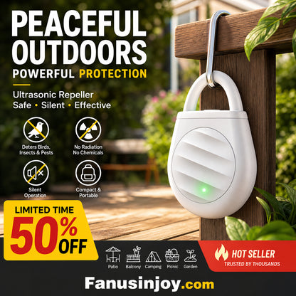 Portable Ultrasonic Bird Repellent Keychain