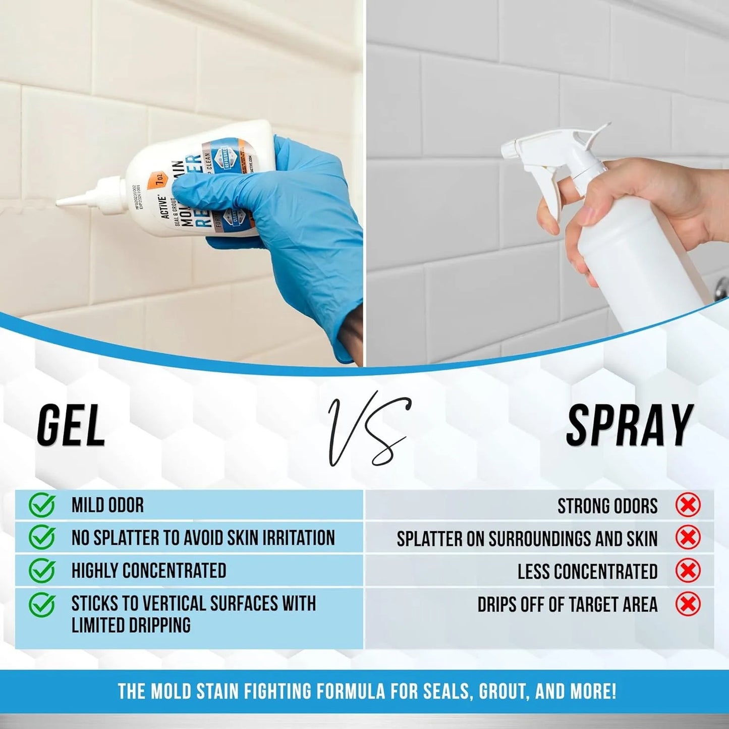 💥Mold Remover Gel with Scrub Brush