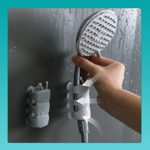 🚿💧Universal Silicone Showerhead Holder - Bathe with Ease, Secure and Non-slip!