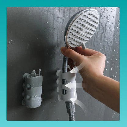 🚿💧Universal Silicone Showerhead Holder - Bathe with Ease, Secure and Non-slip!