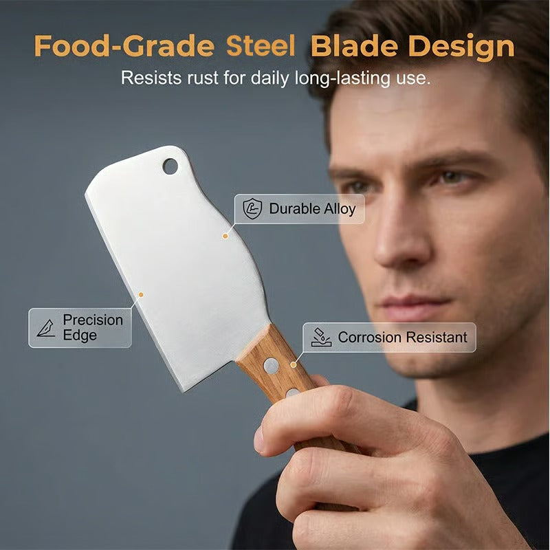 Stainless Steel Mini Fruit Kitchen Cleaver Knife