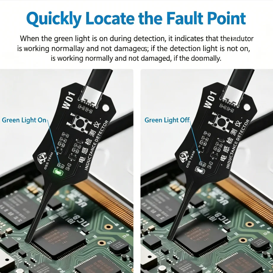 🥳2026 HOT SALE🥳⚙️ 50% OFF! In-Circuit Inductor Tester – One-button simplicity, clear indicator. Non-contact, rapid diagnosis. A must-have for electronics repair. 📟🕊️