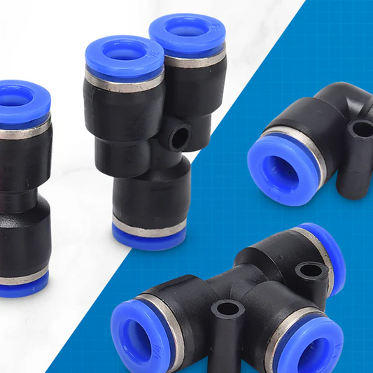 📱1/4 Inch Pneumatic Push-to-Connect Air Hose Fittings Kit 🔧