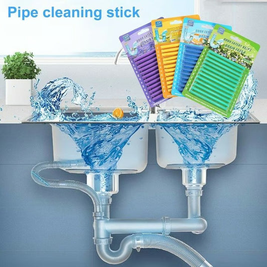 🔥12/set Pipe Cleaning Sticks Oil Decontamination Kitchen Toilet Bathtub Drain Cleaneer